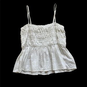 American Eagle White lace tank top